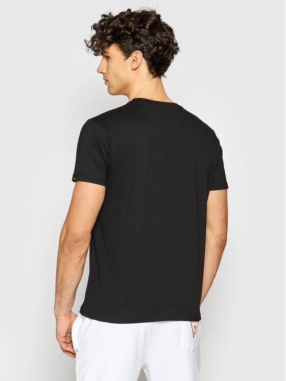 Alpha Industries Alpha Industries T-Shirt Nasa Reflective 178501 Černá Regular Fit