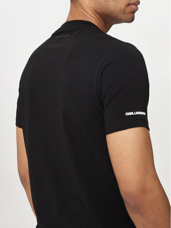 KARL LAGERFELD KARL LAGERFELD T-krekls 755400 Melns Regular Fit
