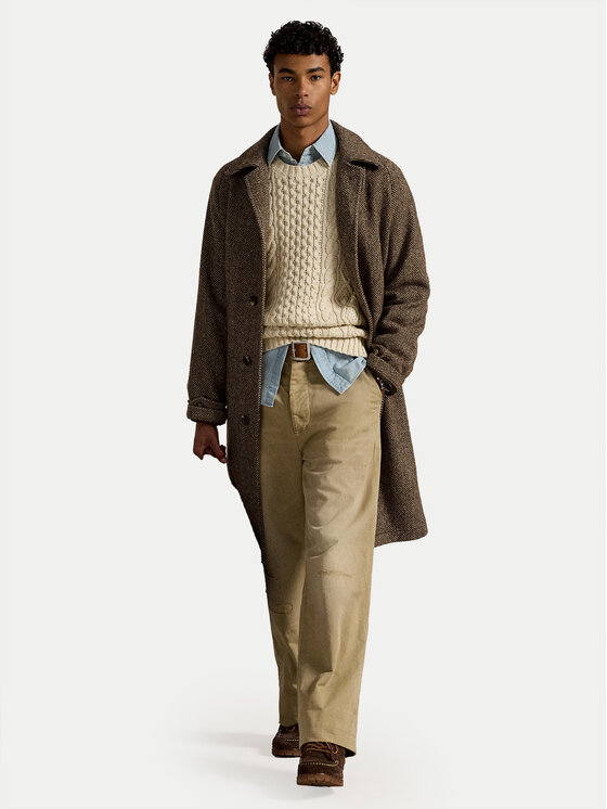 Polo Ralph Lauren Polo Ralph Lauren Sweter 710917054003 Beżowy Regular Fit