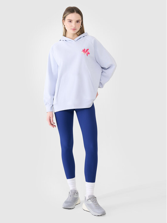 4F 4F Bluza COMMON GROUND Niebieski jasny Oversize