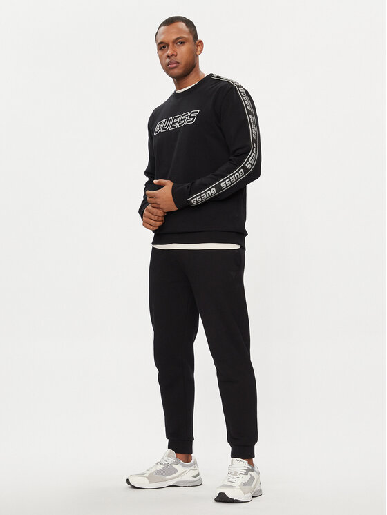 Guess Guess Sweatshirt Arlo Z4GQ24 K6ZS1 Schwarz Regular Fit