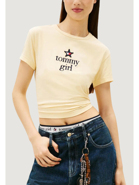 Tommy Jeans Tommy Jeans T-shirt DN0DN00094 Bianco Casual Fit