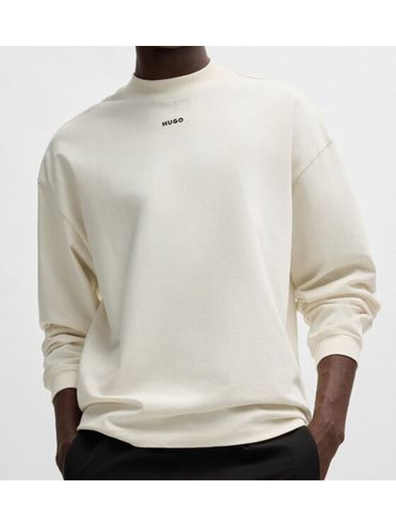 HUGO HUGO Bluza 50511029 10248326 Biały Regular Fit