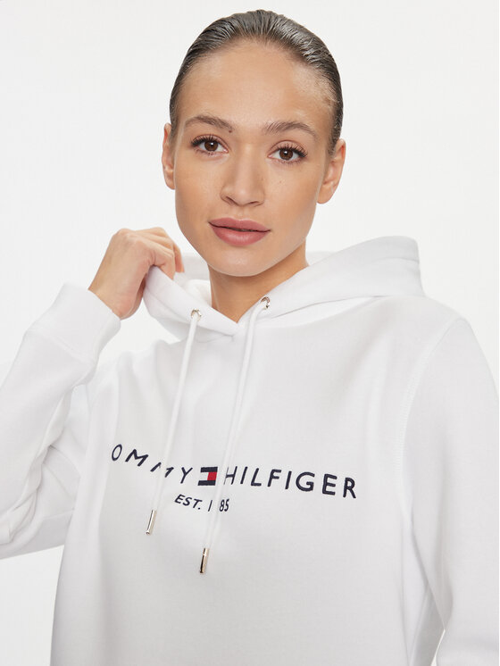 Tommy Hilfiger Tommy Hilfiger Bluza Heritage WW0WW31998 Biały Regular Fit