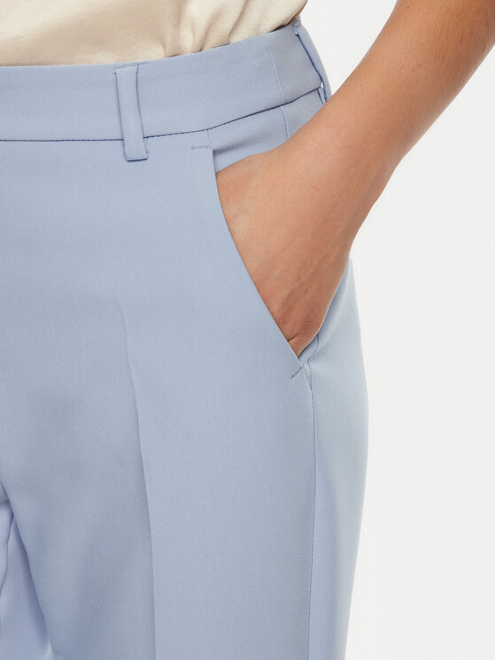 Weekend Max Mara Weekend Max Mara Pantaloni chino Rana 2515131031 Celeste Slim Fit