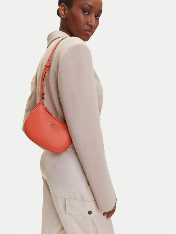 PINKO Geantă Half Moon Baby PE 25 PLTT 103538 A0F1 Coral