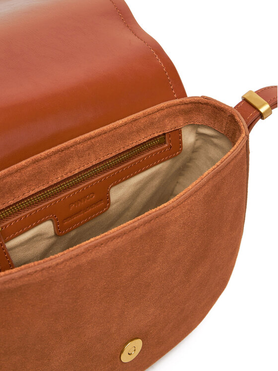 PINKO PINKO Сумка Saddle Classic PE 25 PLTT 103830 A29N Коричневий