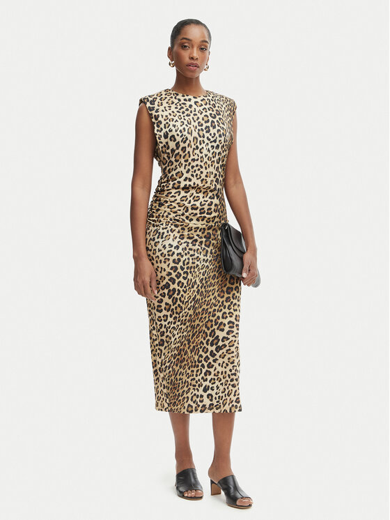 LOLA CASADEMUNT LOLA CASADEMUNT Повсякденна сукня LS2616152 Коричневий Regular Fit