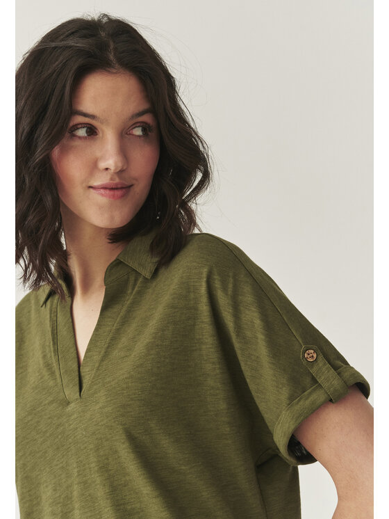 TATUUM TATUUM Bluzka AMBRILA Khaki Loose Fit