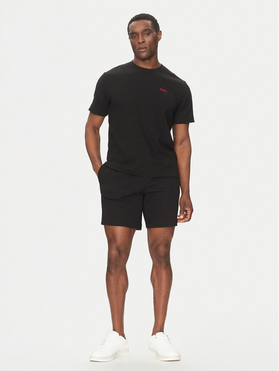 HUGO HUGO T-Shirt Austin 50532011 Czarny Regular Fit