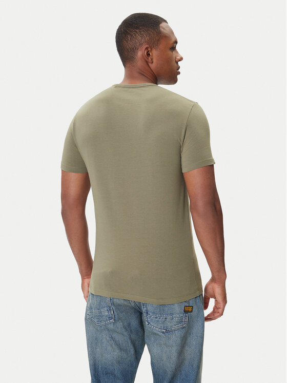 Pepe Jeans Pepe Jeans T-särk Original Basic 3N PM5010133 Khakivärviline Regular Fit