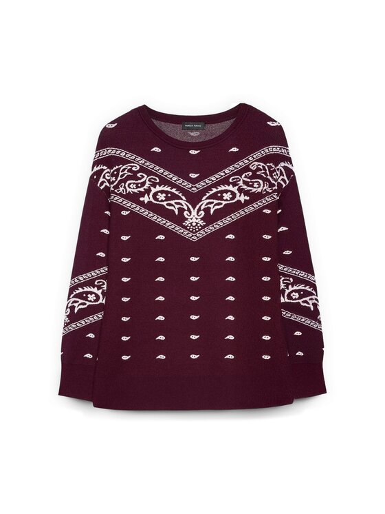 Fiorella Rubino Fiorella Rubino Maglione M783L008181N0Z6 Bordeaux Regular Fit