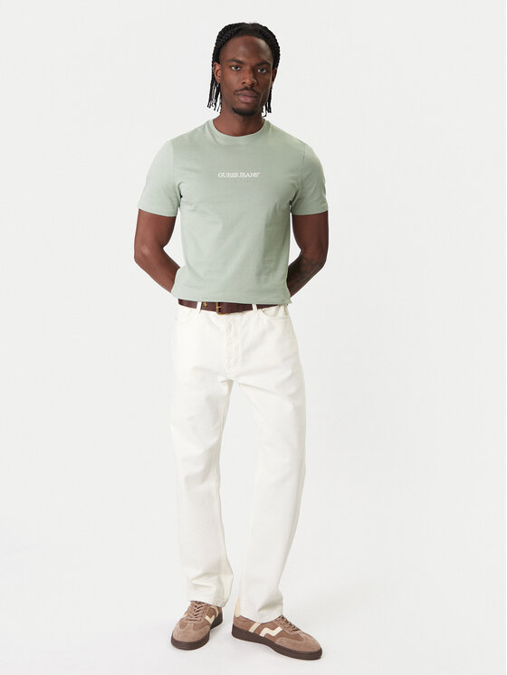 Guess Jeans Guess Jeans T-shirt M4YI52 K8HM0 Verde Regular Fit