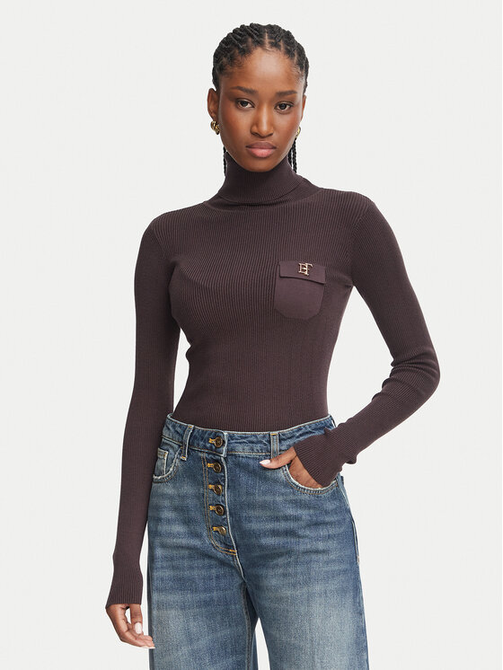 Elisabetta Franchi Elisabetta Franchi Džinsai PJ-10D-66E2-V420 Tamsiai mėlyna Balloon Fit