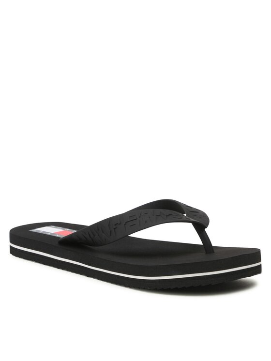 Tommy Jeans Tommy Jeans Σαγιονάρες Tjw Flag Eva Beach Sandal EN0EN02194 Μαύρο