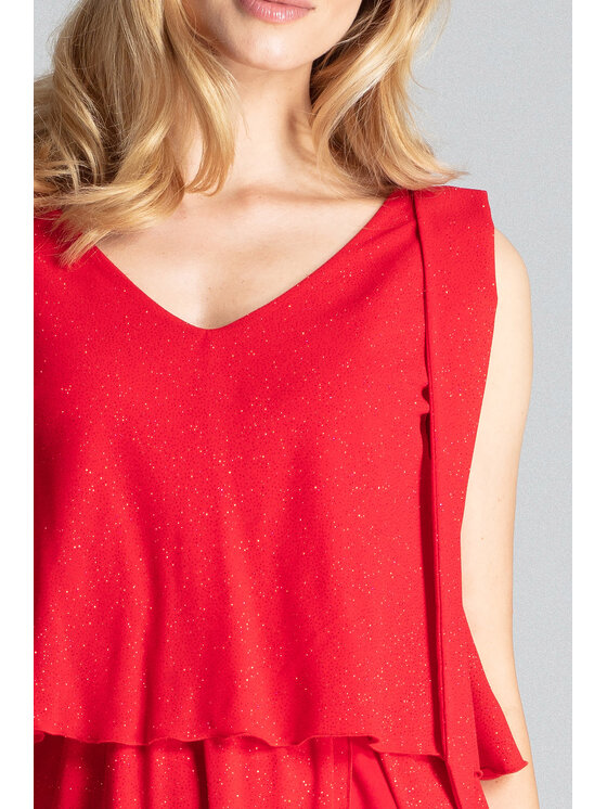 FIGL FIGLFIGL Vestito M691 Rosso Regular Fit