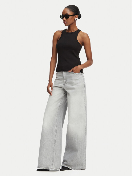 HUGO HUGO Top The Plain Tank 50515651 Crna Slim Fit