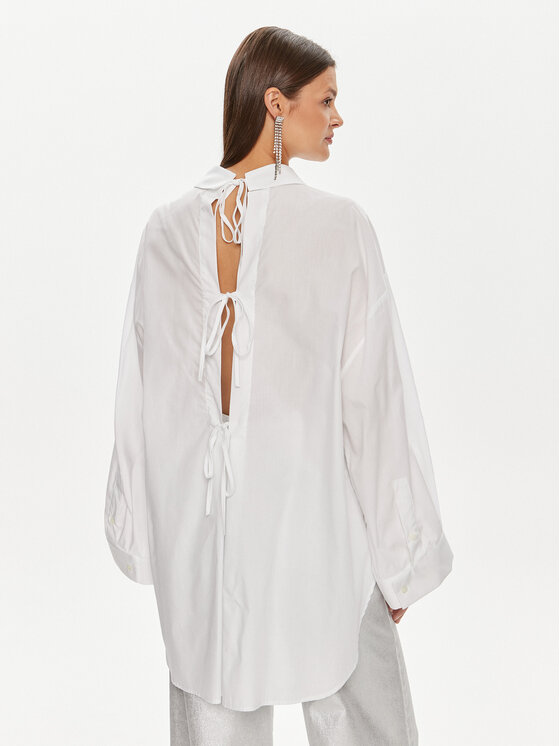 ViCOLO ViCOLO Srajca TB0945 Bela Relaxed Fit