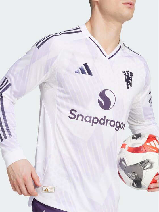 adidas adidas Koszulka techniczna Manchester United Biały Slim Fit