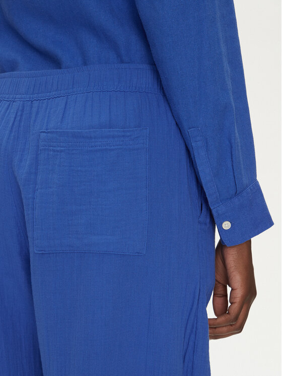 Gap Gap Pantaloni din material 713952-05 Albastru Regular Fit