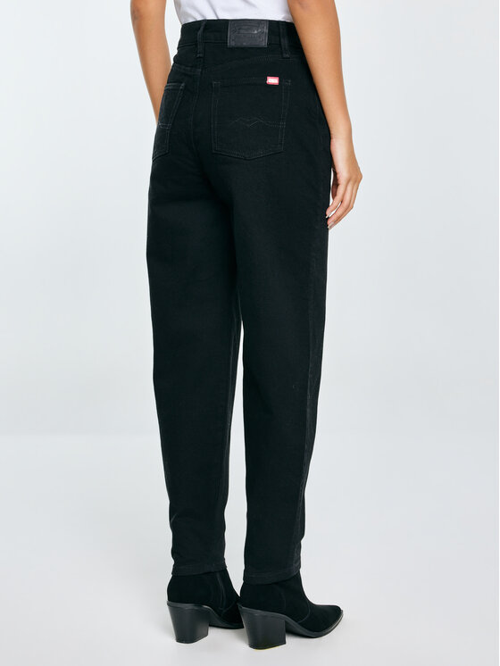 BIG STAR BIG STAR Jeansy SILLA Czarny Mom Fit