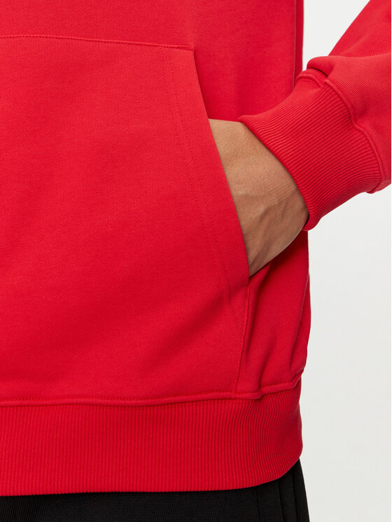 HUGO Hugo Pulóver Dimonihood 50520159 Piros Regular Fit