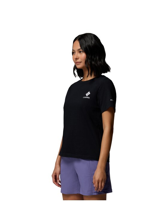 Columbia Columbia T-Shirt 212002 Czarny Regular Fit