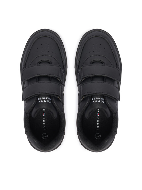 Tommy Hilfiger Tommy Hilfiger Laisvalaikio batai Low Cut Velcro Sneaker T3X9-35240-1355 M Juoda