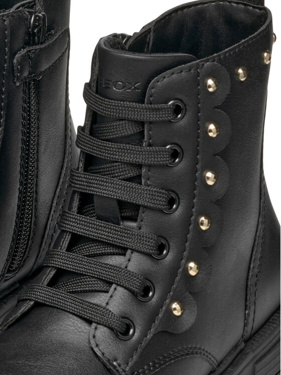Geox Geox Botine Eclair J469QA 000BC C9999 S Negru