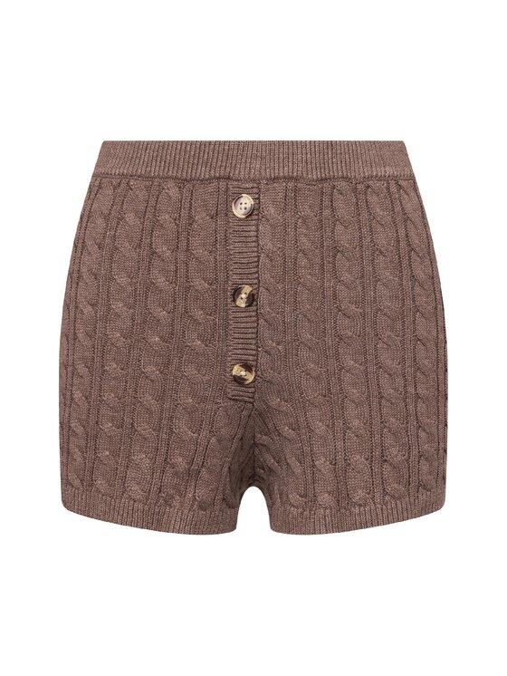LAURELLA LAURELLA Sweter 6TU035 Brązowy Regular Fit