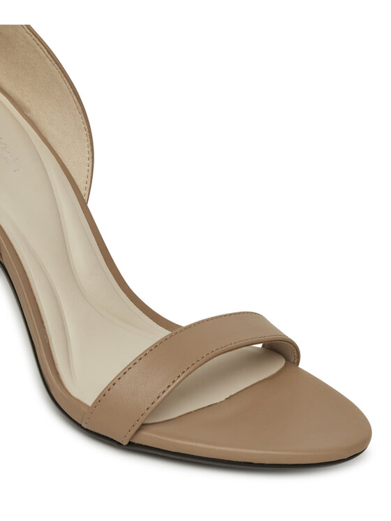 Calvin Klein Calvin Klein Босоніжки Heel Sandal 90 - Lth HW0HW02337 Бежевий