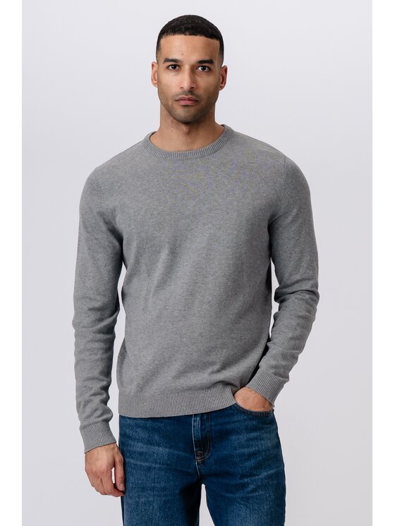 TeeShoppen Męski Sweter, rozmiar XL, Szary, 'Basic Collection'