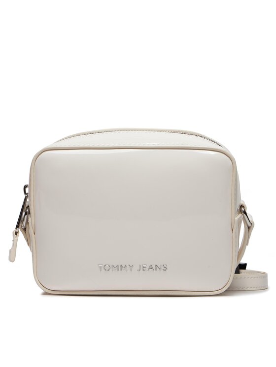Geantă Tommy Jeans Tjw Ess Must Camera Bag Patent AW0AW15826 Écru