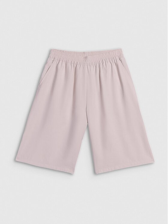 4F 4F Szorty materiałowe OCEANS KEEPERS Kremowy Loose Fit