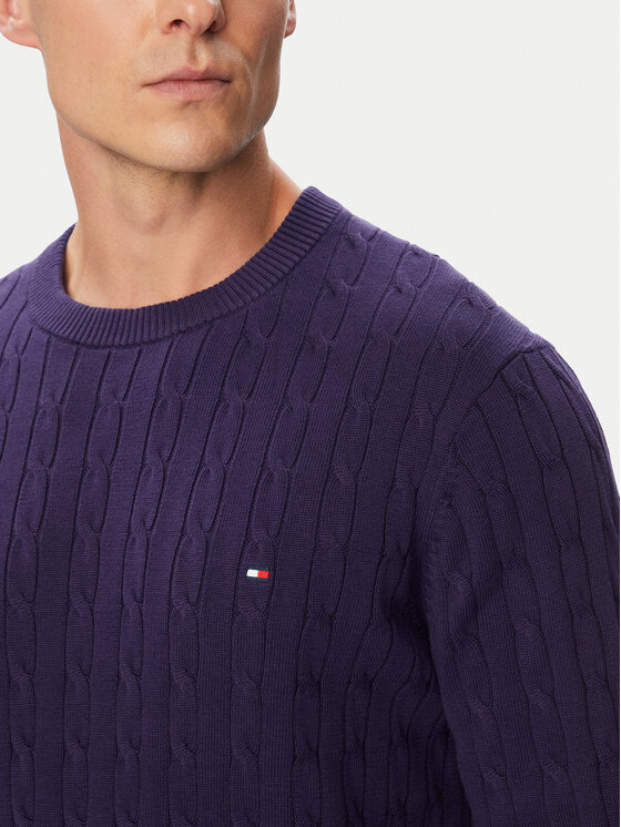Tommy Hilfiger Tommy Hilfiger Πουλόβερ Classic MW0MW33132 Μωβ Regular Fit
