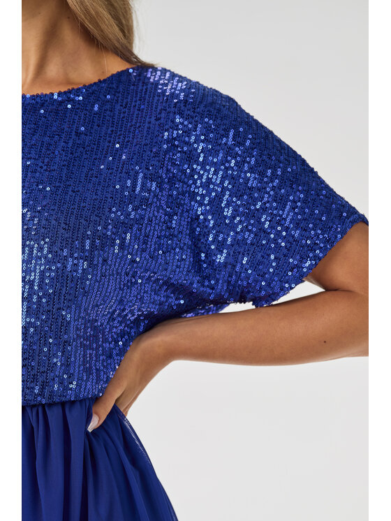 Awama Awama Abito da sera A689 Blu Basic Fit