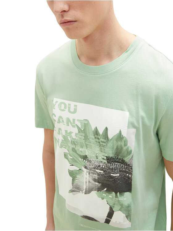 Tom Tailor Denim Tom Tailor Denim T-shirt 1035599 Zelena