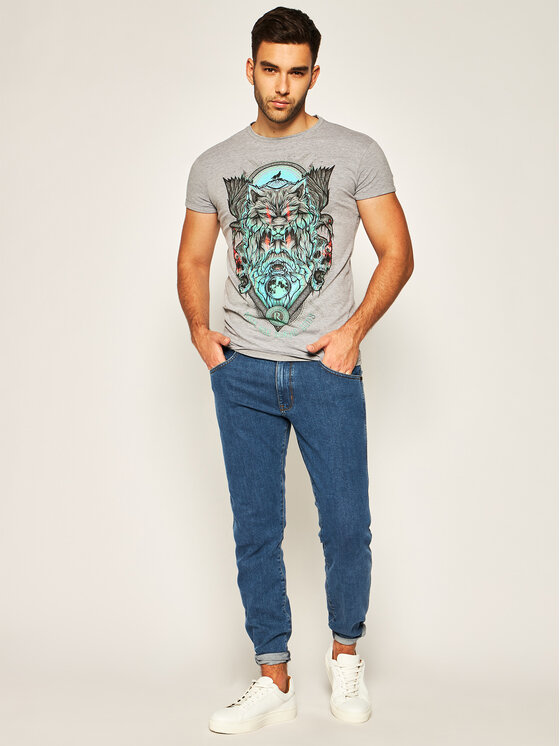 T-shirt Chors Grigio Slim Fit