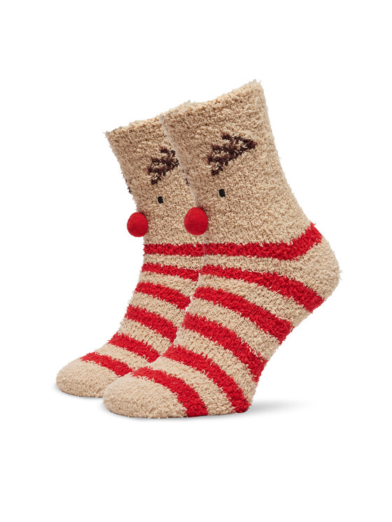 Pieces Pieces 2er-Set hohe Damensocken 17143278 Bunt