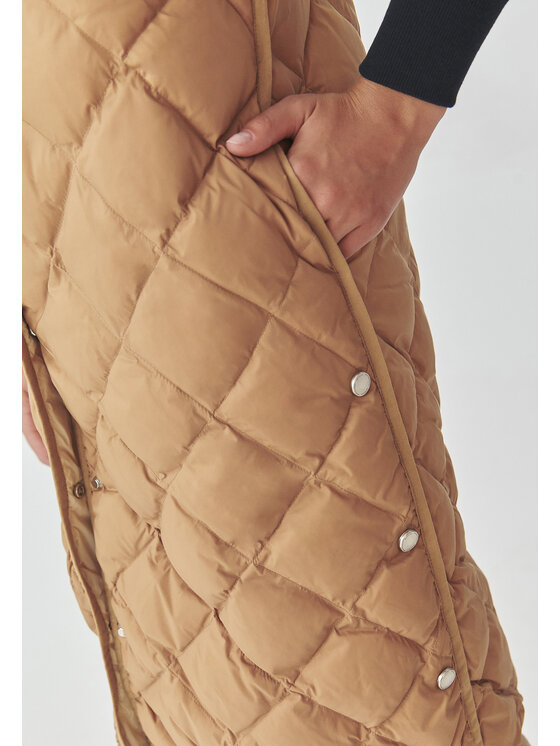 TATUUM TATUUM Bezrękawnik WESTA Beżowy Oversize