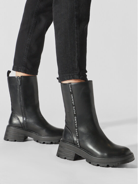 Pepe Jeans Pepe Jeans Боти Soda Bass W PLS50472 Черен