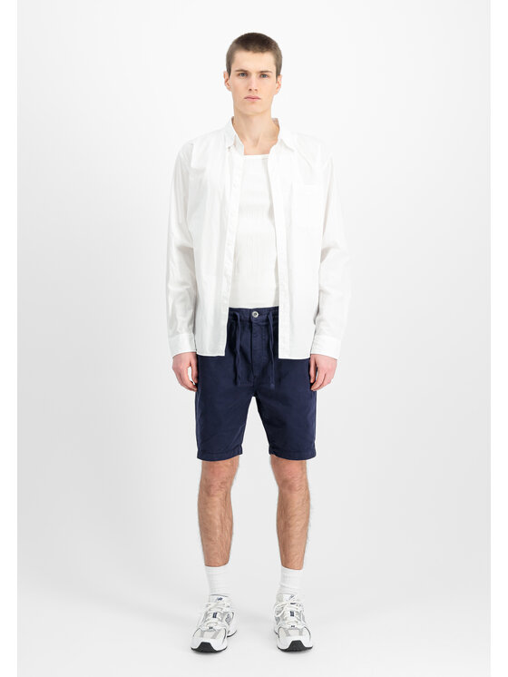 Alpha Industries Alpha Industries Szorty Basic Cotton Short Granatowy Regular Fit