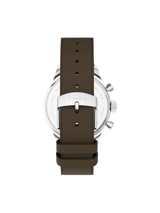 Timex Timex Zegarek TW2Y85200 Brązowy