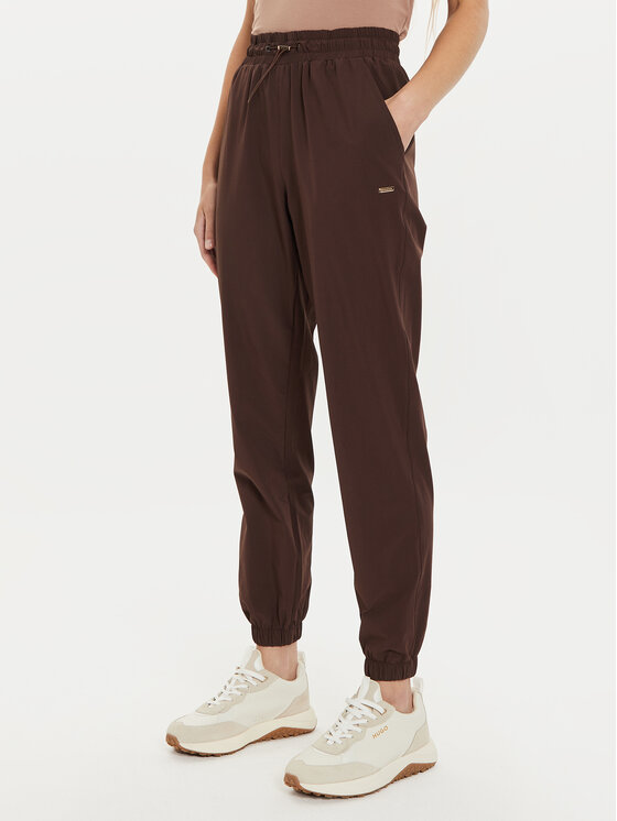 Athlecia Pantalon jogging Hero W Track EA233336 Marron Regular Fit