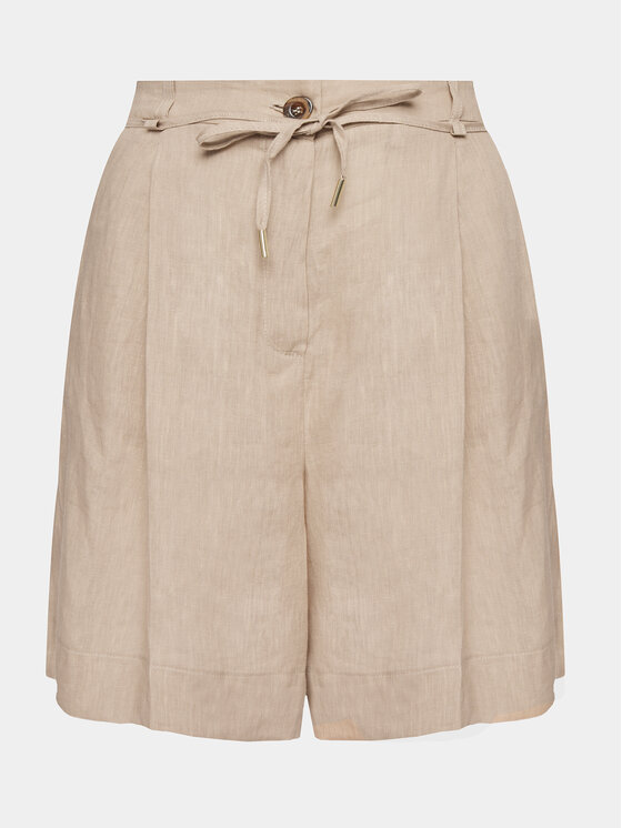 Marella Marella Riidest šortsid Recinto 2413141014 Pruun Regular Fit