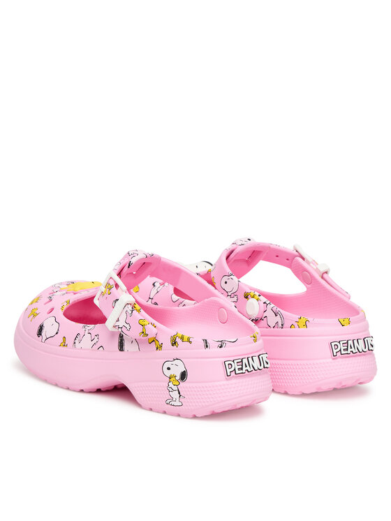 Crocs Crocs Klapki Peanuts Mary Jane Clog 211130 Różowy