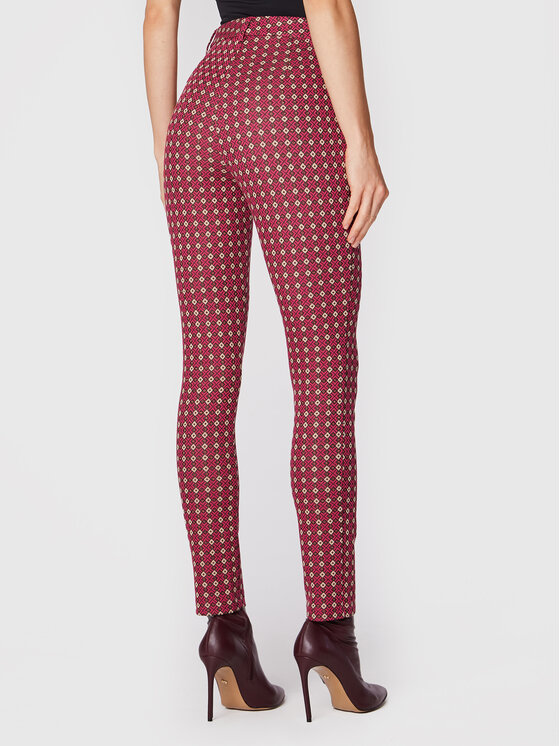 Pantaloni chino WF2516 J4040 Rosa Slim Fit