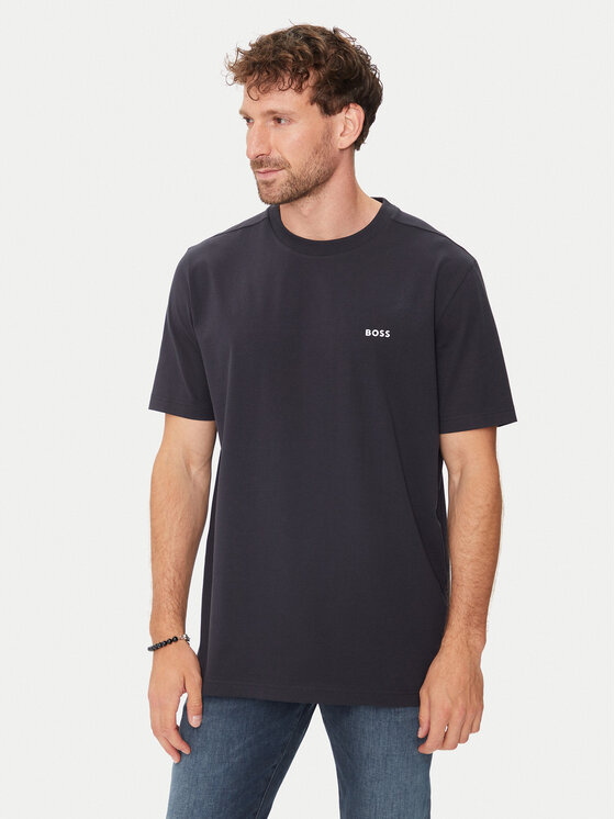 Boss Tričko Tee 50506373 Tmavomodrá Regular Fit