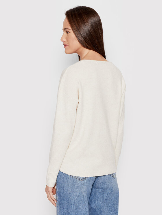 ONLY ONLY Πουλόβερ Rica 15224360 Μπεζ Relaxed Fit