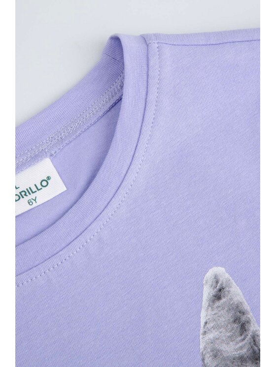 Coccodrillo Coccodrillo T-Shirt WC6143217VGB-016 Fioletowy Regular Fit